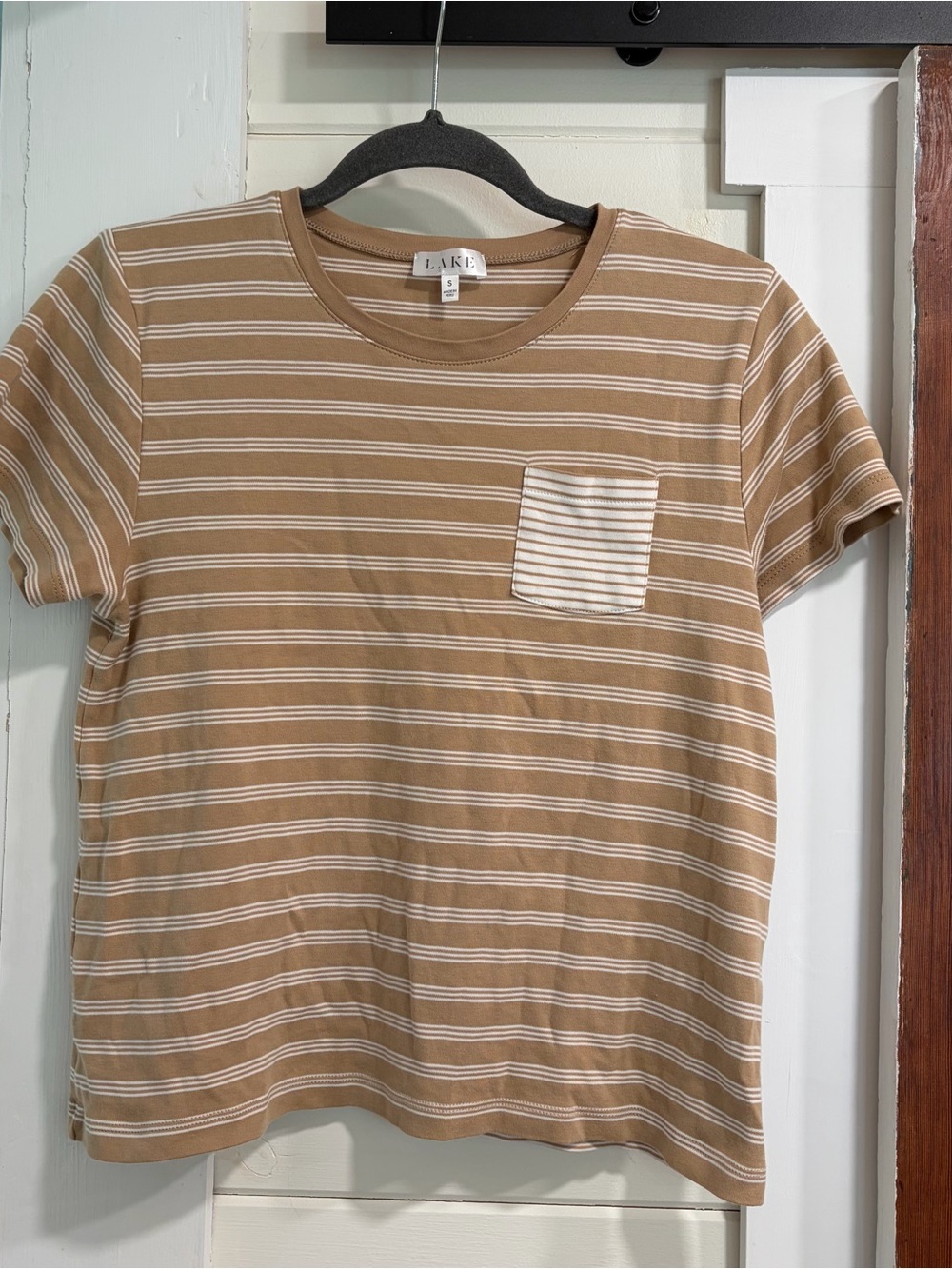 LAKE 100% Pima Cotton Crewneck Pocket Tee